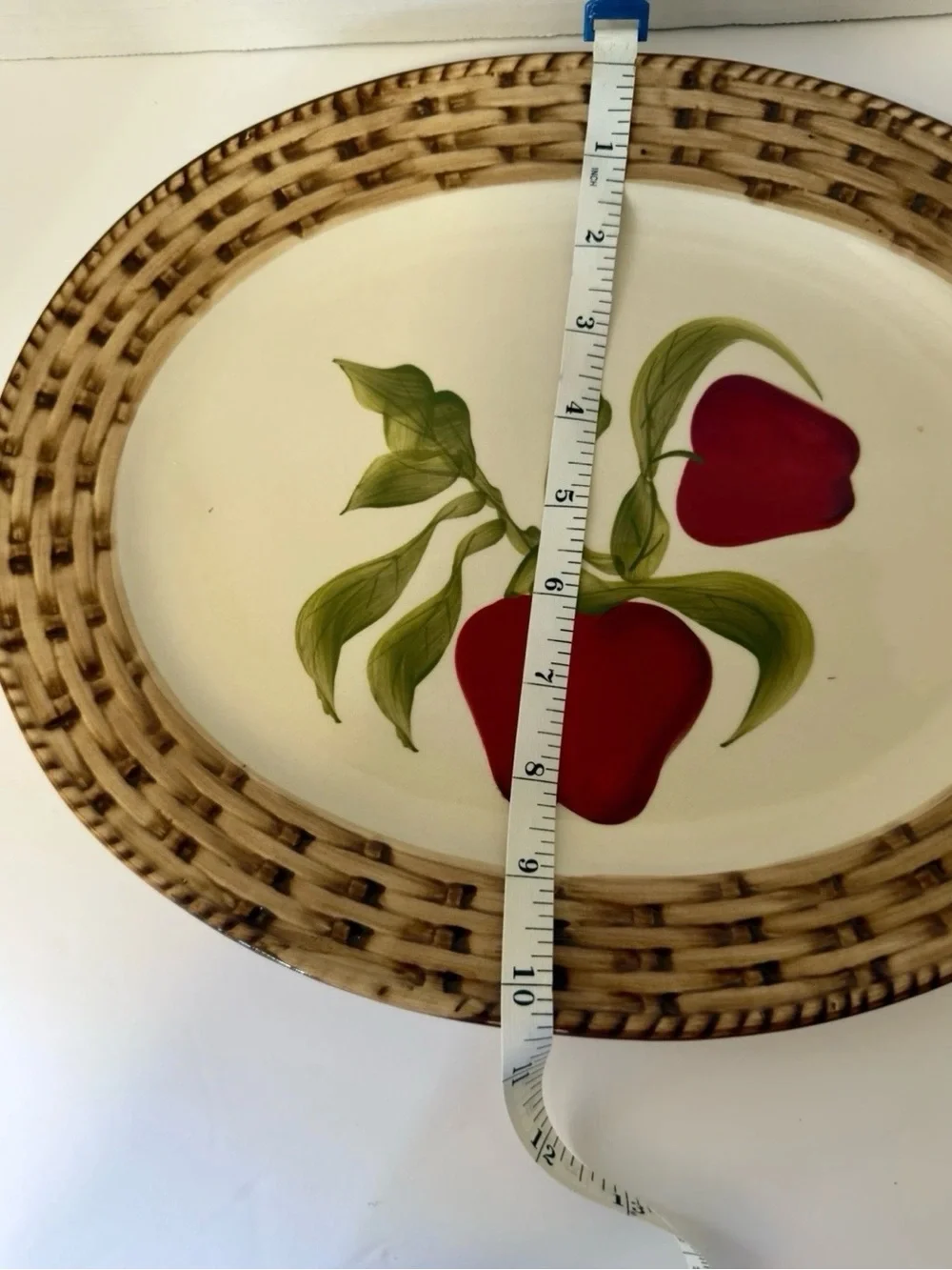 VTG Cracker Barrel Apple Basket 16